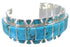 Southwest Jewelry Sterling Silver Turquoise Bracelet TX40654